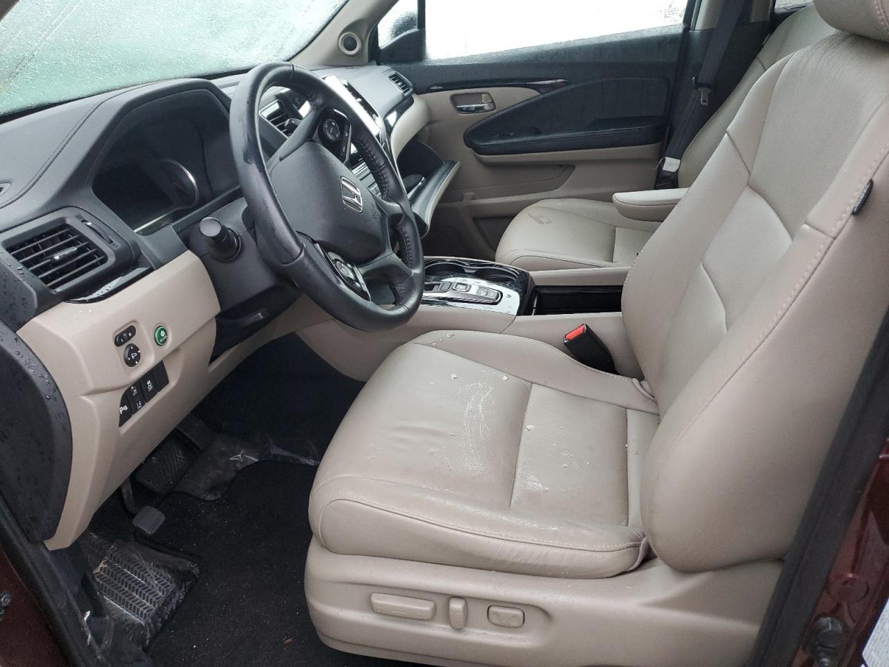 2021 Honda Pilot VIN 5FNYF6H90MB088918 Copart auction photo, water/flood damage thumbnail 7