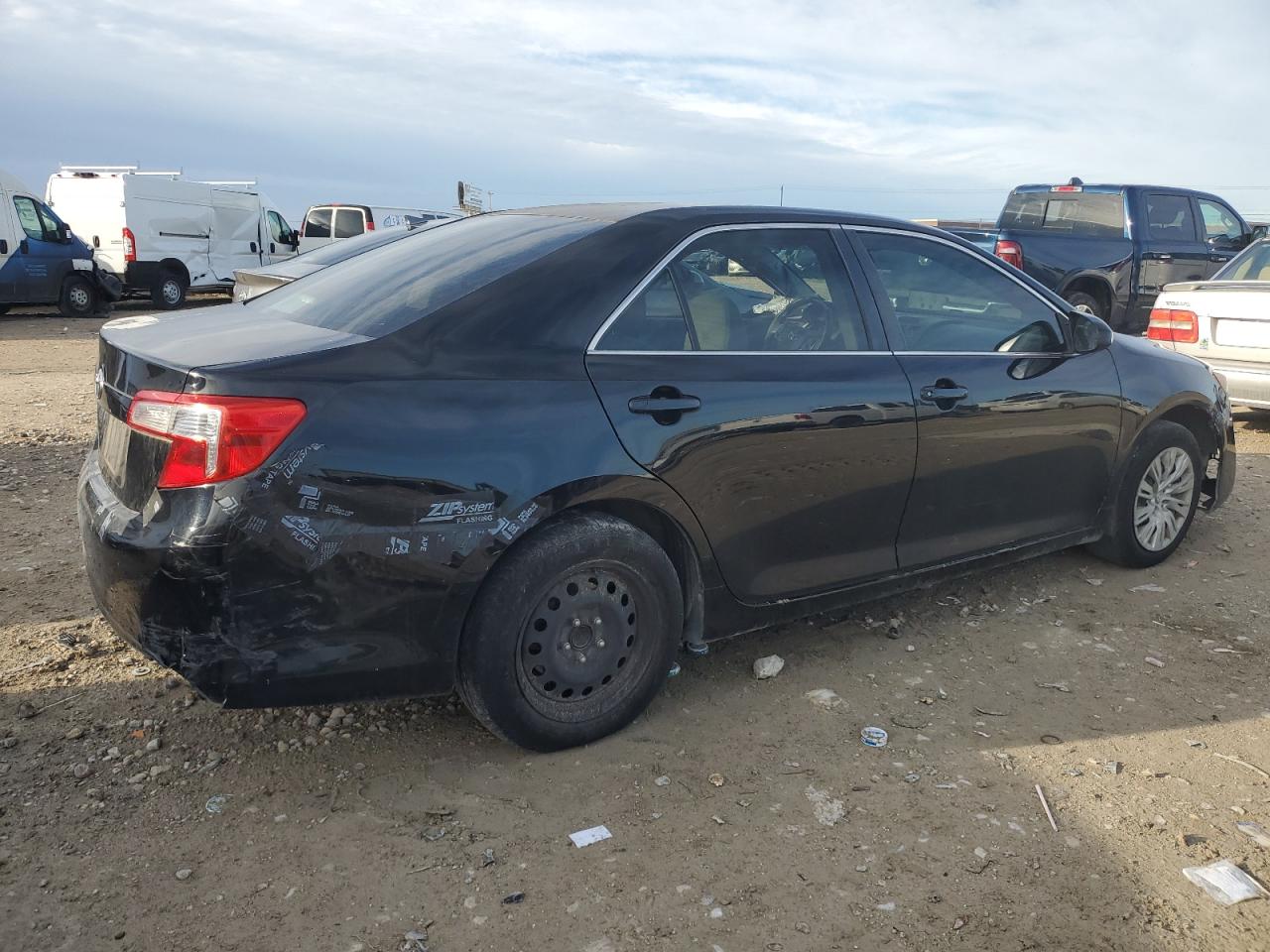 2013 Toyota Camry VIN 4T4BF1FK5DR332375 Copart auction photo, side / minor dent/scratches damage thumbnail 3