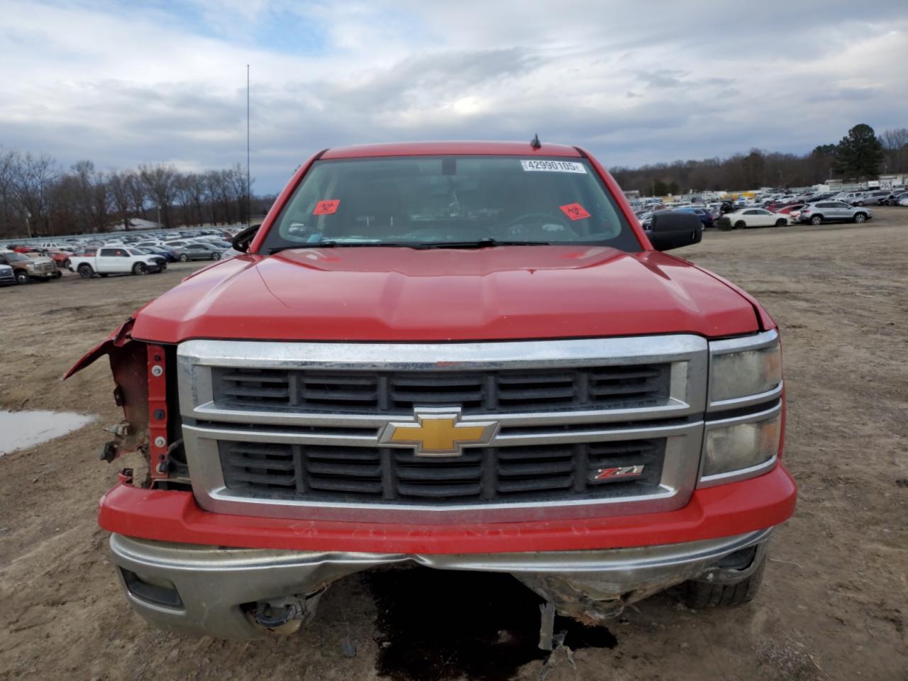 2014 Chevrolet Silverado VIN 3GCUKRECXEG429930 Copart auction photo, all over damage thumbnail 5