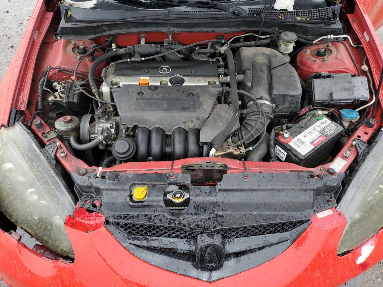 2004 Acura RSX VIN JH4DC54864S010269 Copart auction photo, rear end / front end damage thumbnail 11