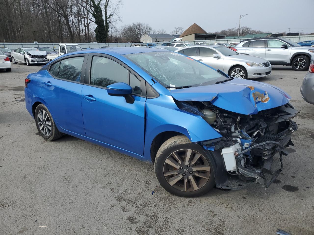 2021 Nissan Versa VIN 3N1CN8EV5ML818157 Copart auction photo, front end damage thumbnail 4