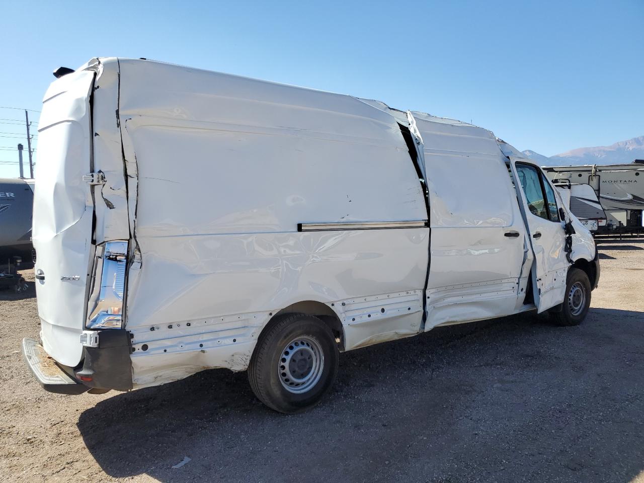 2023 Mercedes-Benz Sprinter VIN W1Y40CHY4PT159413 Copart auction photo, all over damage thumbnail 3