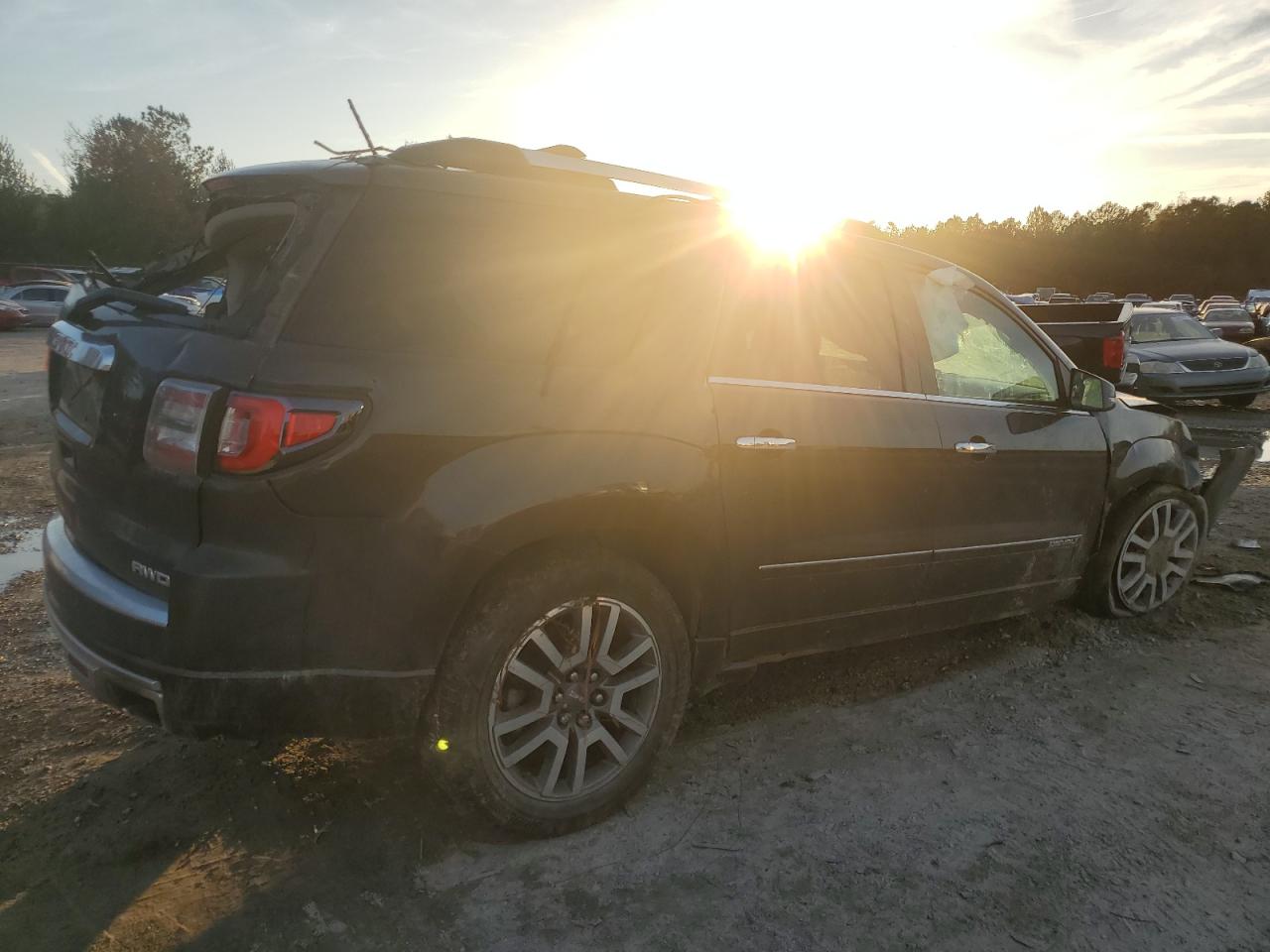 2013 GMC Acadia VIN 1GKKVTKD7DJ141132 Copart auction photo, all over damage thumbnail 3