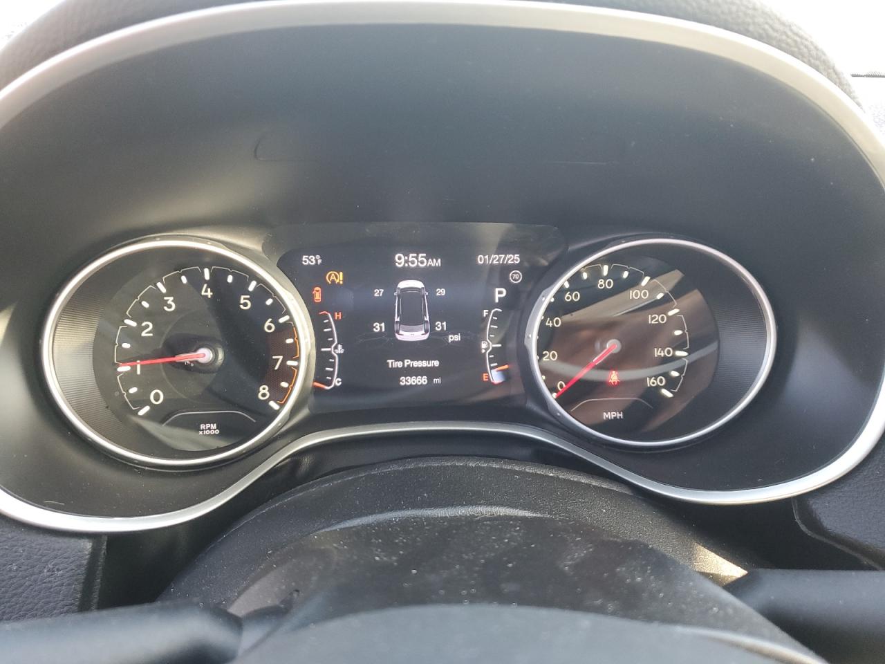 2020 Jeep Compass VIN 3C4NJDCB0LT242964 Copart auction photo, all over / undercarriage damage thumbnail 9