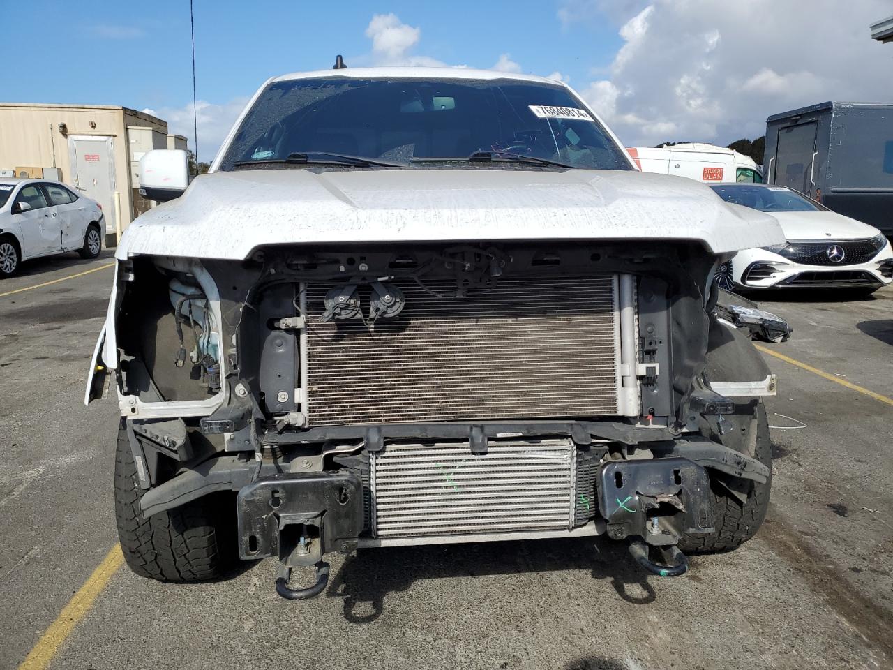 2020 Ford F-150 VIN 1FTEW1E44LKD40363 Copart auction photo, front end damage thumbnail 5