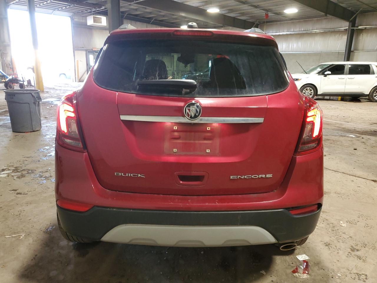 2018 Buick Encore VIN KL4CJCSB5JB608056 Copart auction photo, side / rear end damage thumbnail 6