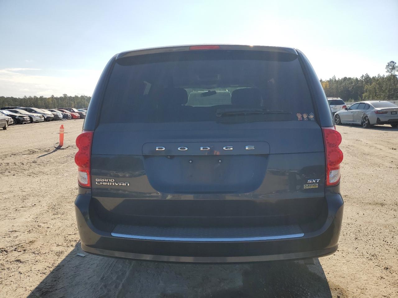 2014 Dodge Caravan VIN 2C4RDGCG9ER173543 Copart auction photo, side damage thumbnail 6