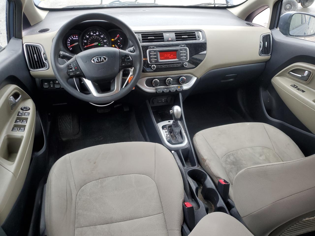 2016 KIA Rio VIN KNADM4A3XG6612006 Copart auction photo, rear end damage thumbnail 8