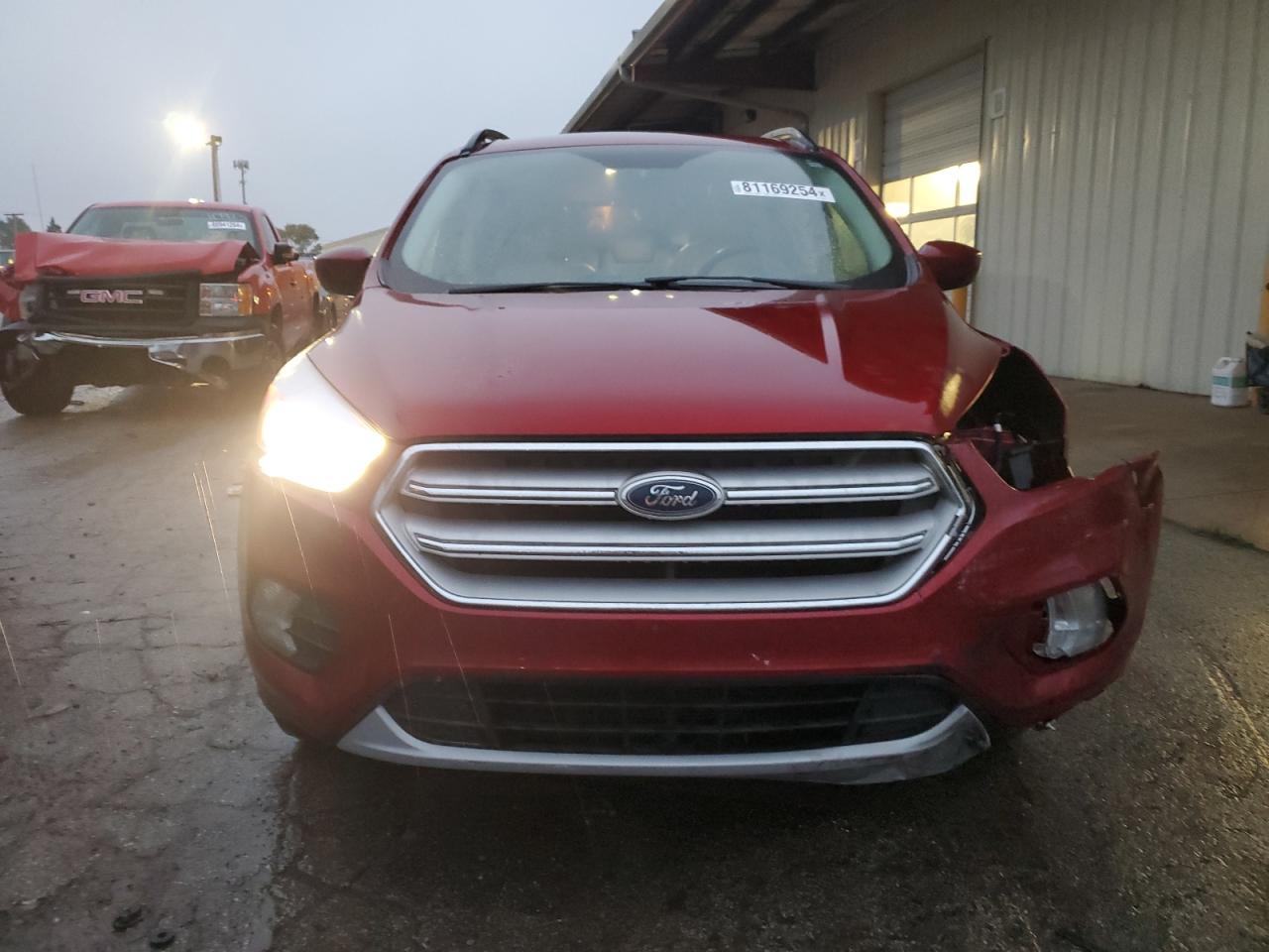 2018 Ford Escape VIN 1FMCU0HD6JUA08795 Copart auction photo, front end damage thumbnail 5