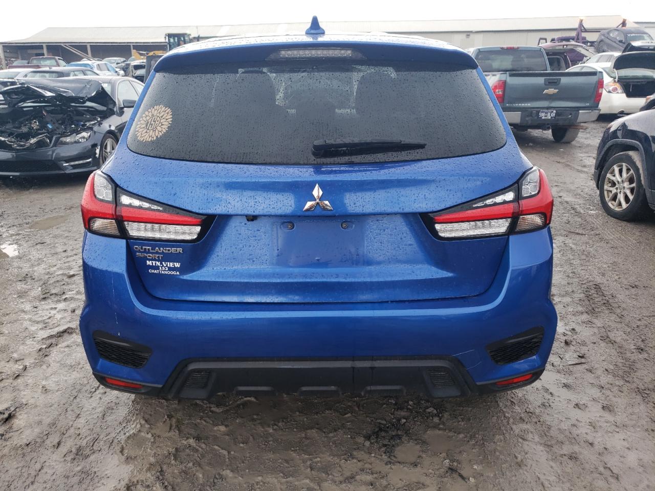 2020 Mitsubishi Outlander VIN JA4AP3AU9LU012013 Copart auction photo, top/roof damage thumbnail 6