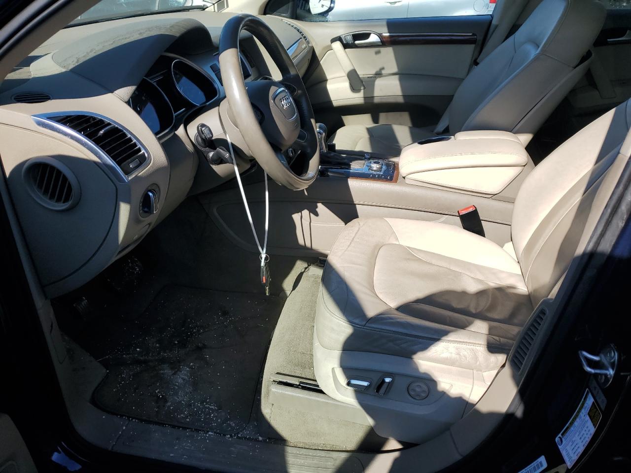 2013 Audi Q7 VIN WA1LGAFE5DD001798 Copart auction photo, front end damage thumbnail 7