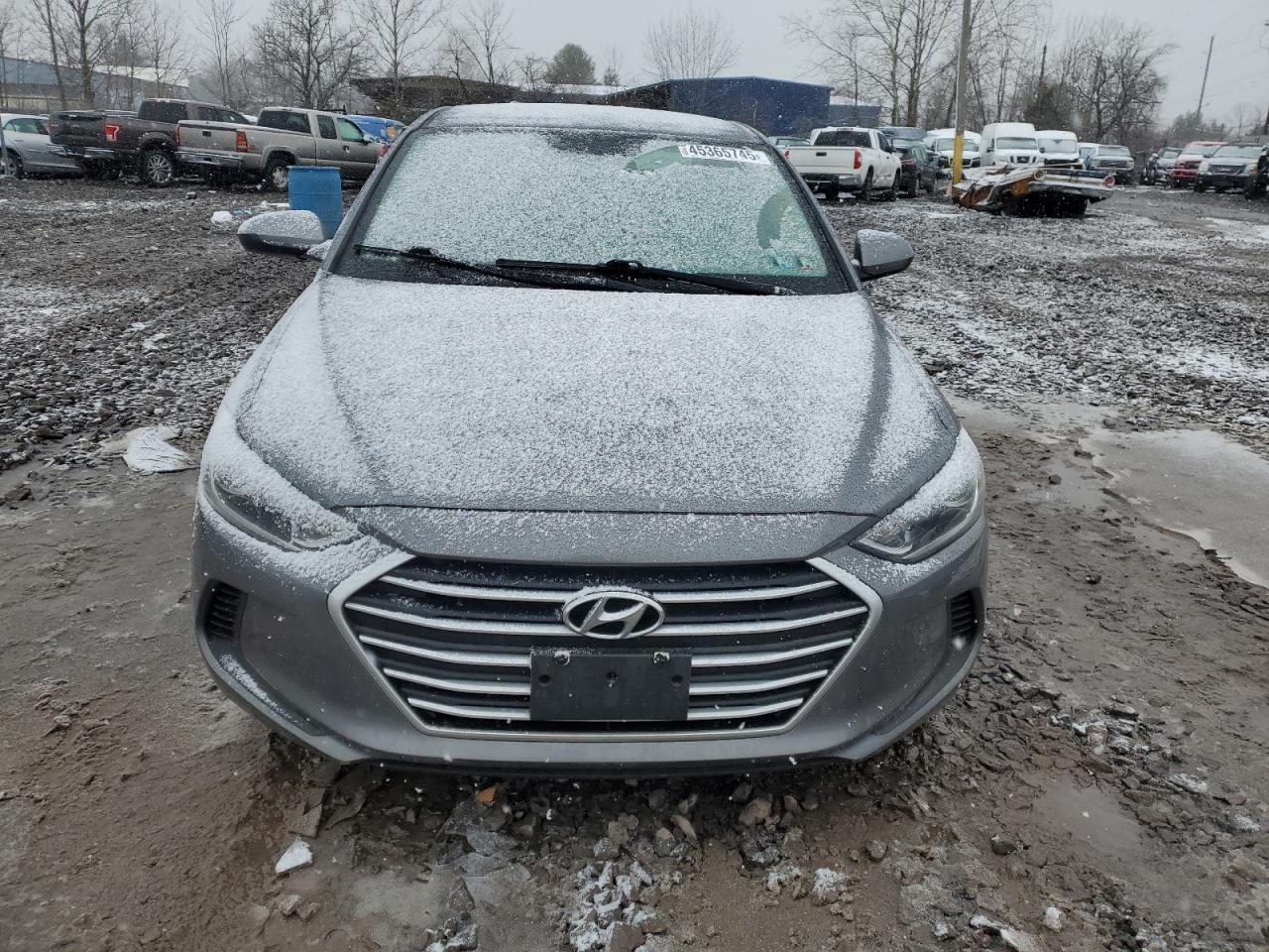 2018 Hyundai Elantra VIN 5NPD84LF2JH372235 Copart auction photo, side damage thumbnail 5