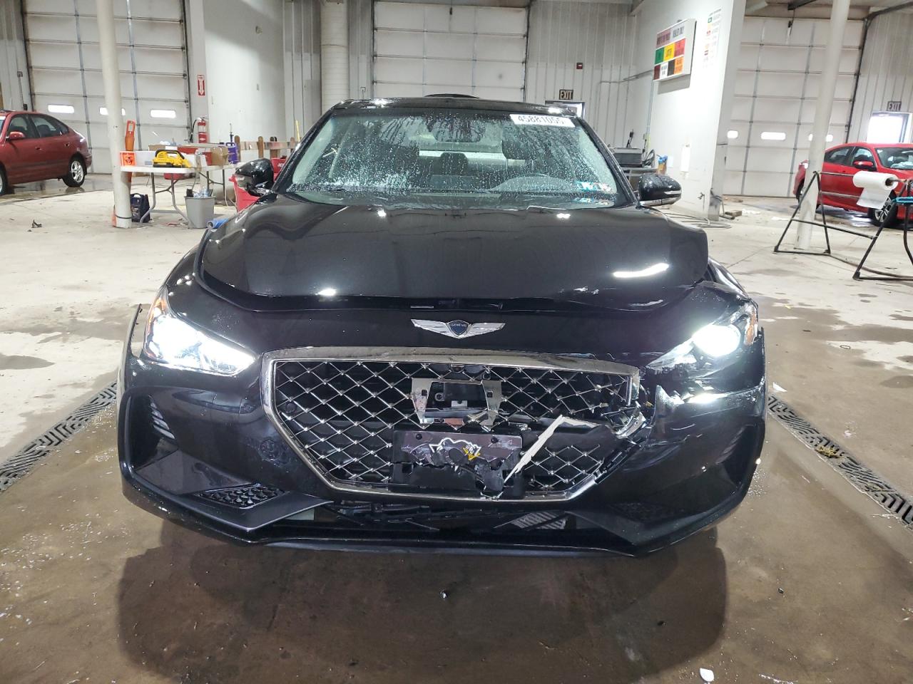 2019 Genesis G70 VIN KMTG44LA7KU044248 Copart auction photo, front end damage thumbnail 5