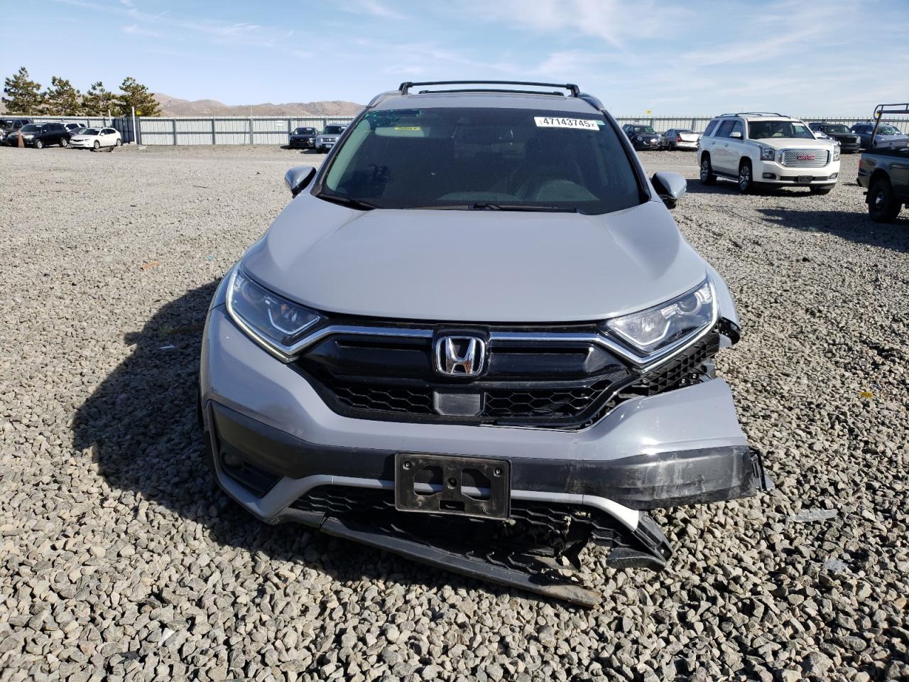2022 Honda CR-V VIN 2HKRW2H82NH637848 Copart auction photo, front end / all over damage thumbnail 5