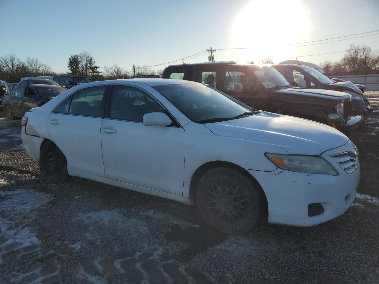 2011 Toyota Camry VIN 4T1BF3EK0BU721249 Copart auction photo, rear end / front end damage thumbnail 4
