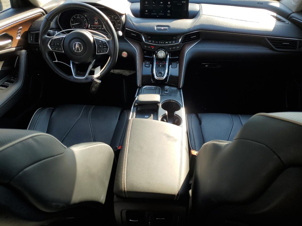 2021 Acura TLX VIN 19UUB6F69MA003099 Copart auction photo, front end / side damage thumbnail 8
