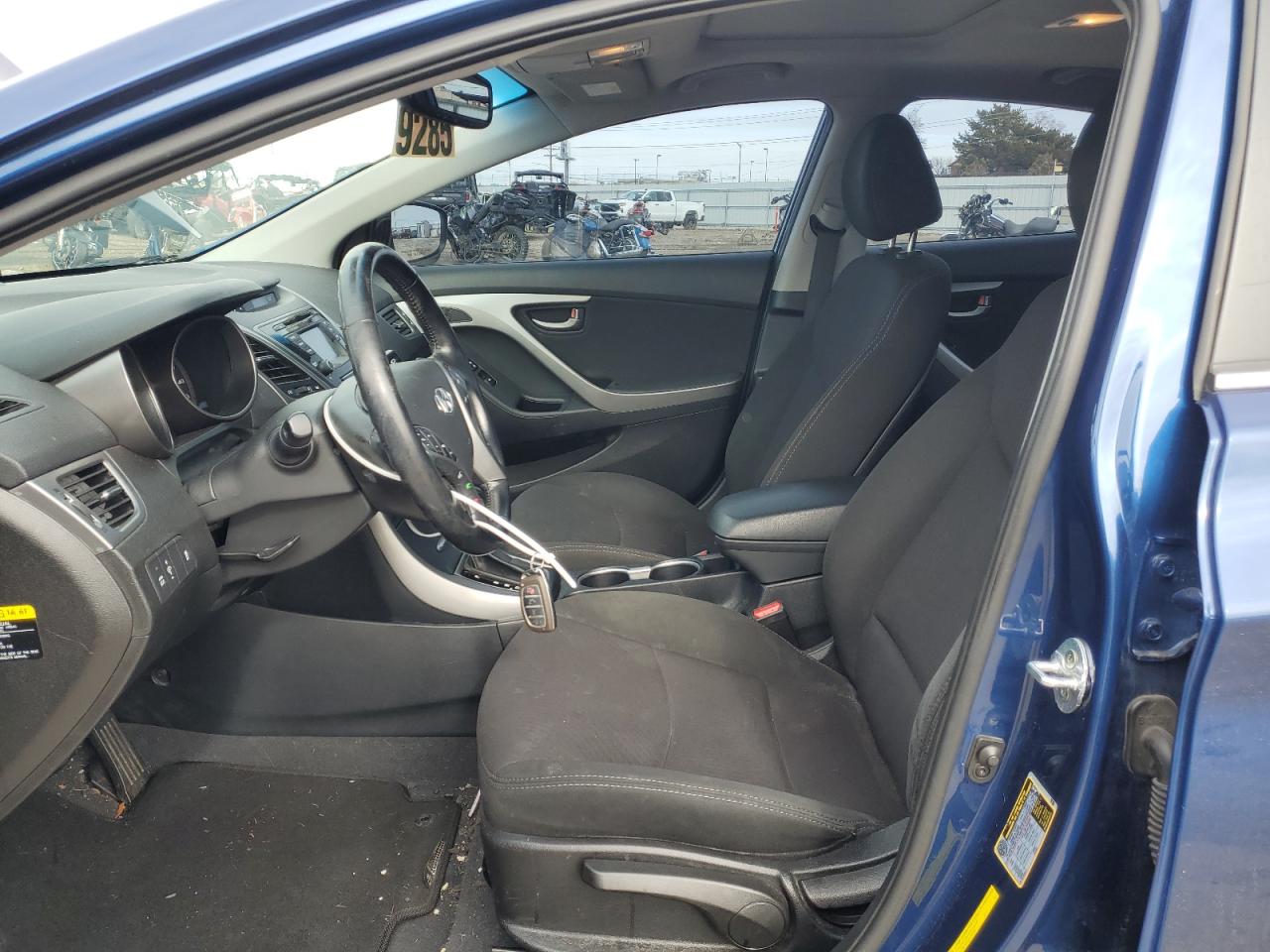 2016 Hyundai Elantra VIN 5NPDH4AE8GH694042 Copart auction photo, undercarriage damage thumbnail 7