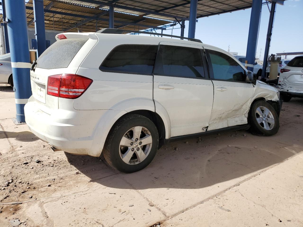 2017 Dodge Journey VIN 3C4PDCAB1HT506634 Copart auction photo, front end / side damage thumbnail 3