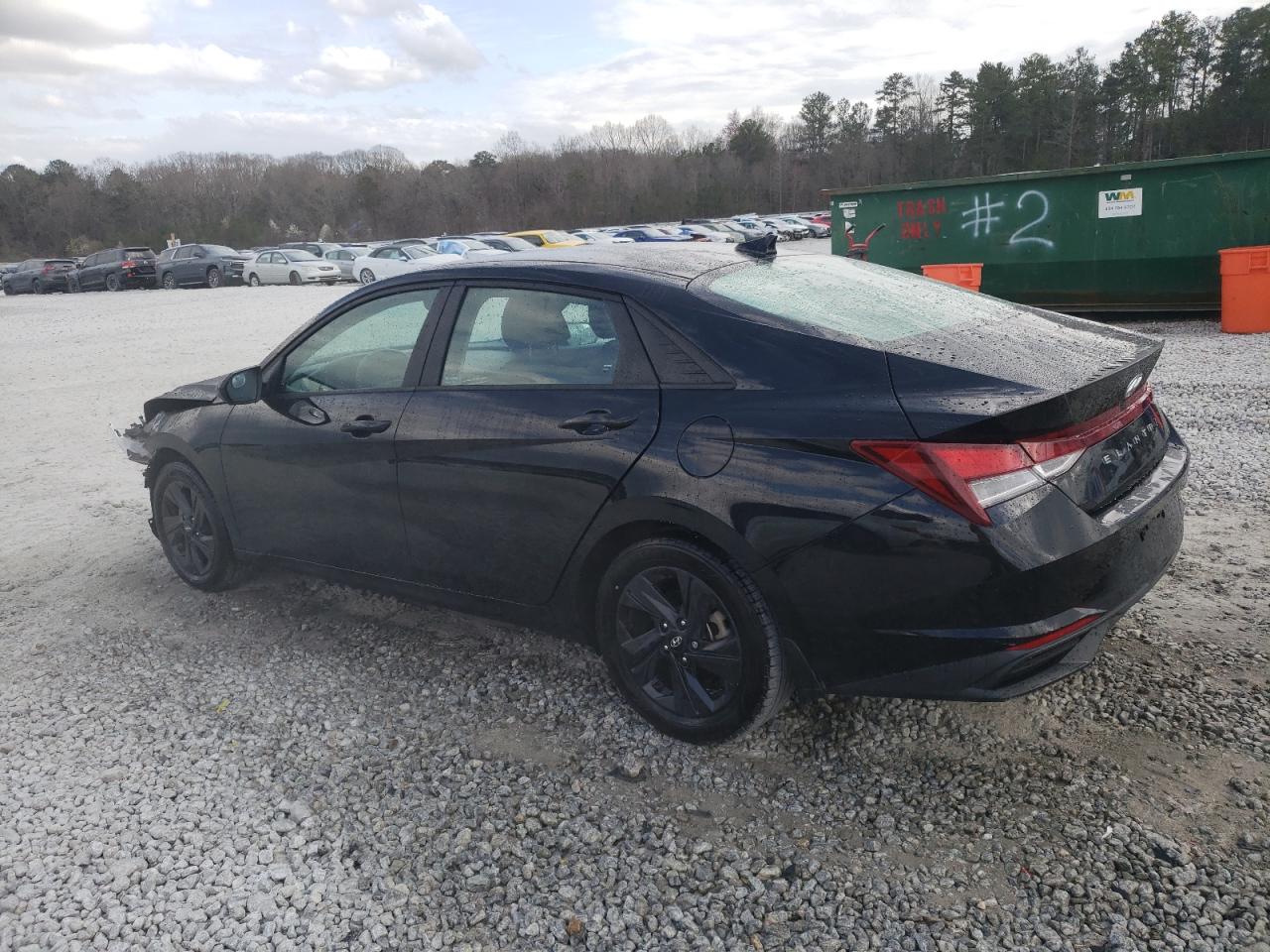 2022 Hyundai Elantra VIN KMHLM4AG4NU275032 Copart auction photo, front end damage thumbnail 2