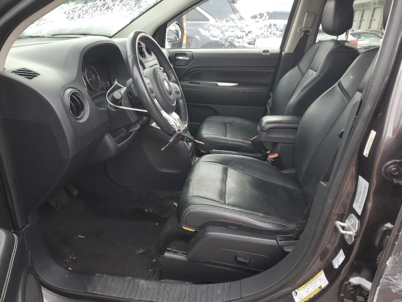 2015 Jeep Compass VIN 1C4NJDEB5FD207165 Copart auction photo, side damage thumbnail 7