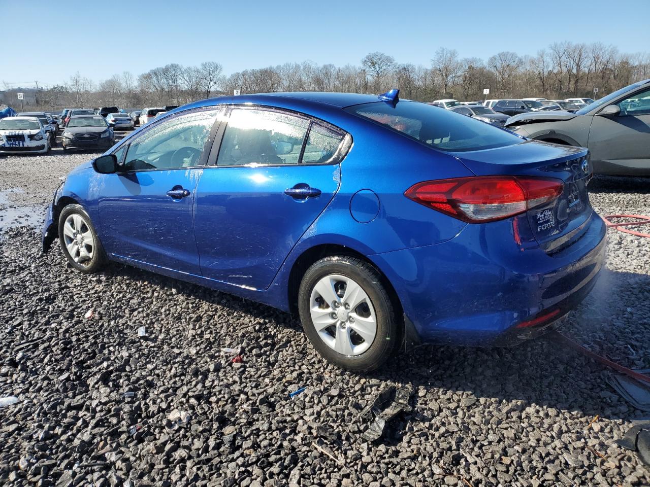 2017 KIA Forte VIN 3KPFK4A73HE148685 Copart auction photo, front end damage thumbnail 2