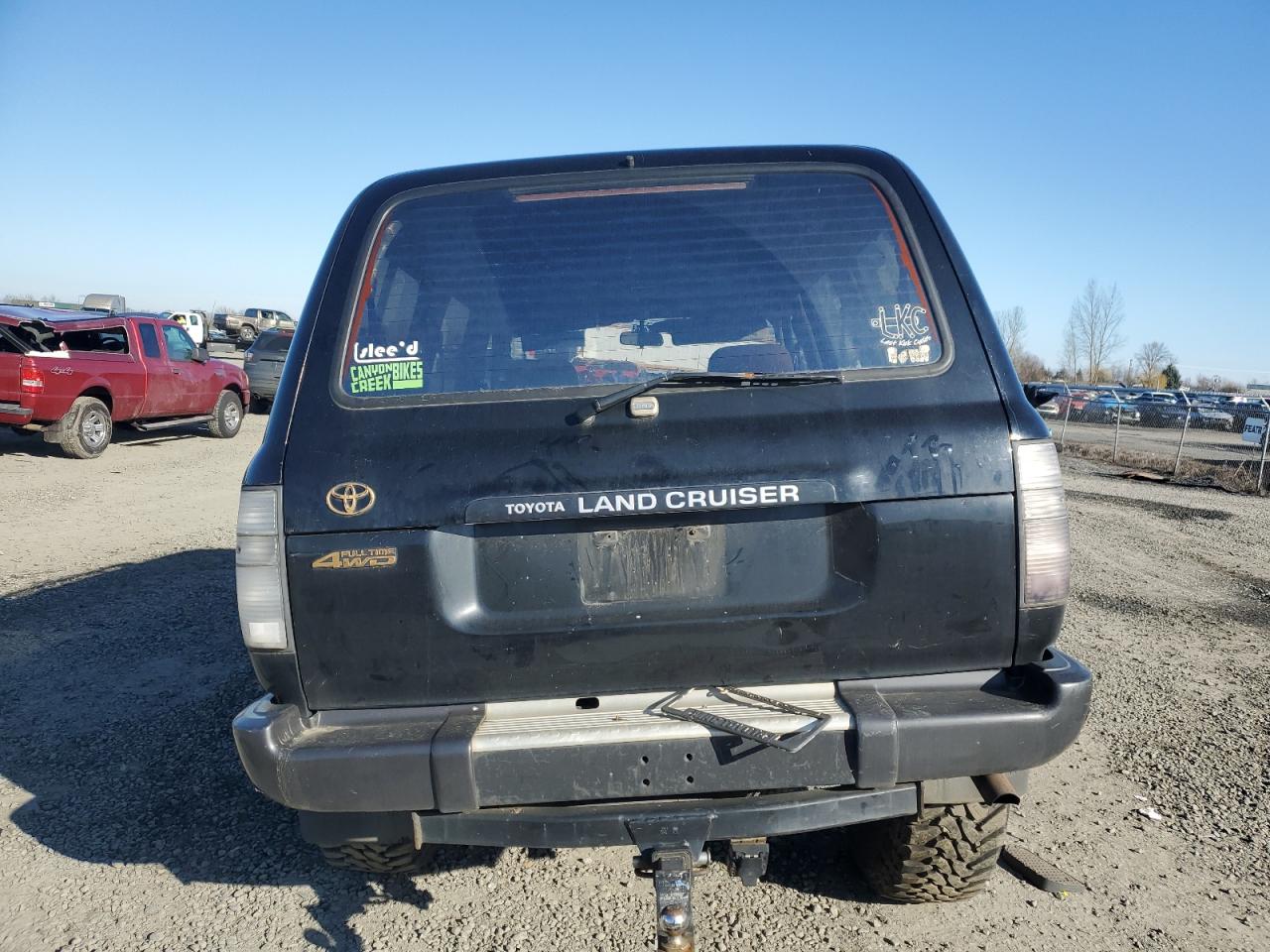 1996 Toyota Land Cruiser VIN JT3HJ85J4T0136821 Copart auction photo, front end damage thumbnail 6