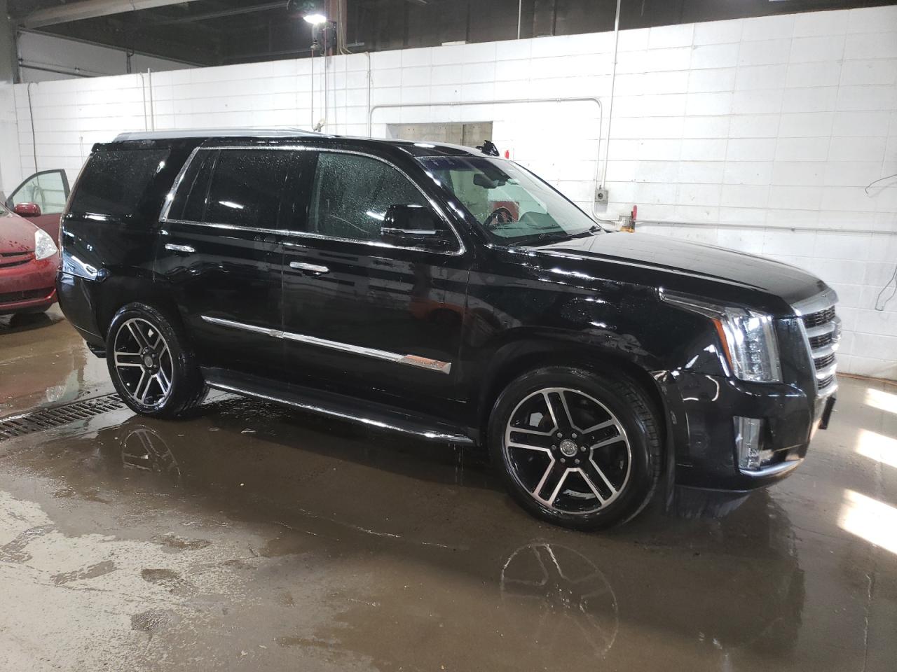 2016 Cadillac Escalade VIN 1GYS4BKJ9GR135332 Copart auction photo, rear end / hail damage thumbnail 4