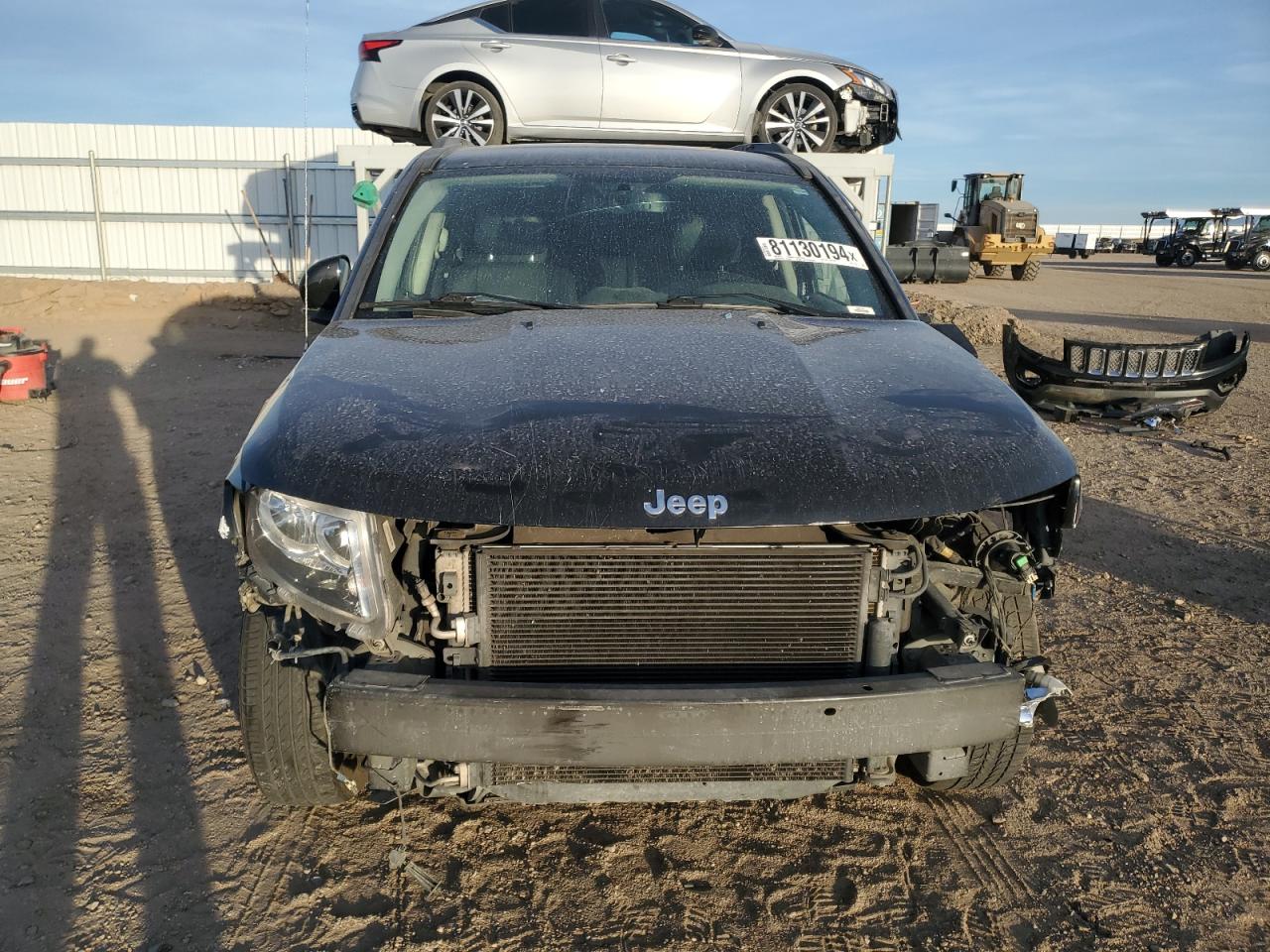 2017 Jeep Compass VIN 1C4NJCEA6HD151631 Copart auction photo, front end damage thumbnail 5