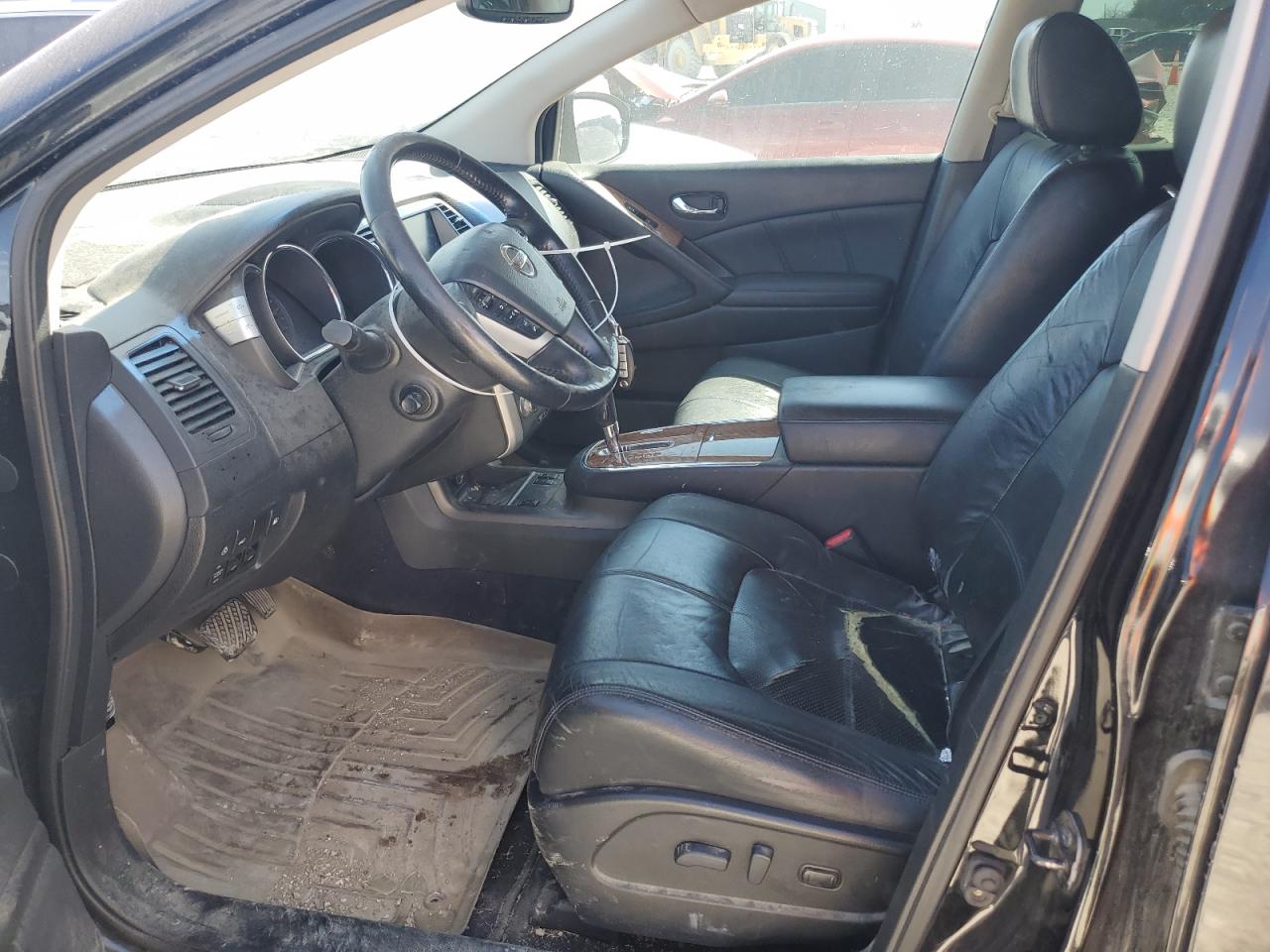 2011 Nissan Murano VIN JN8AZ1MWXBW175083 Copart auction photo, front end / side damage thumbnail 7