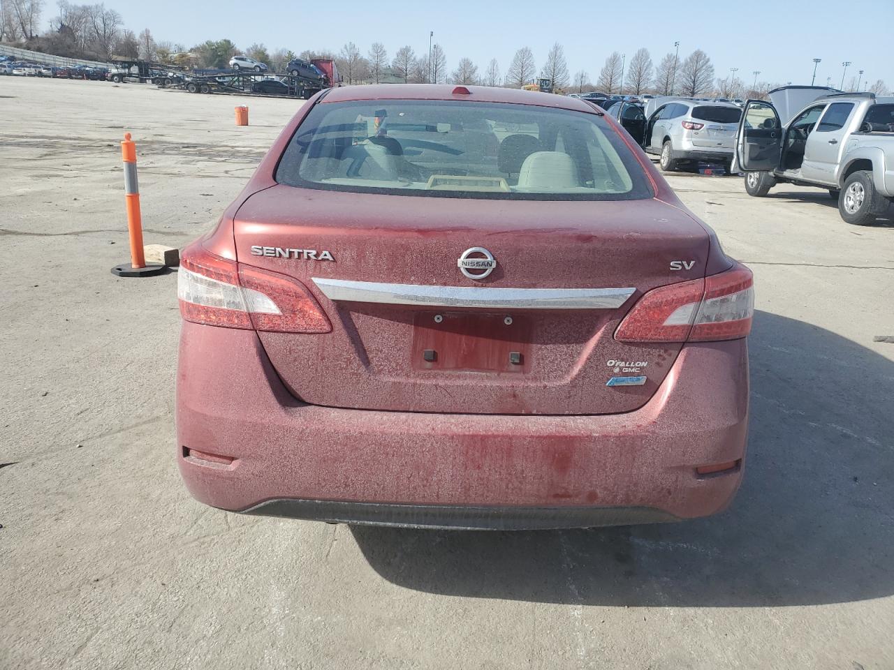 2014 Nissan Sentra VIN 3N1AB7AP7EY303876 Copart auction photo, front end damage thumbnail 6