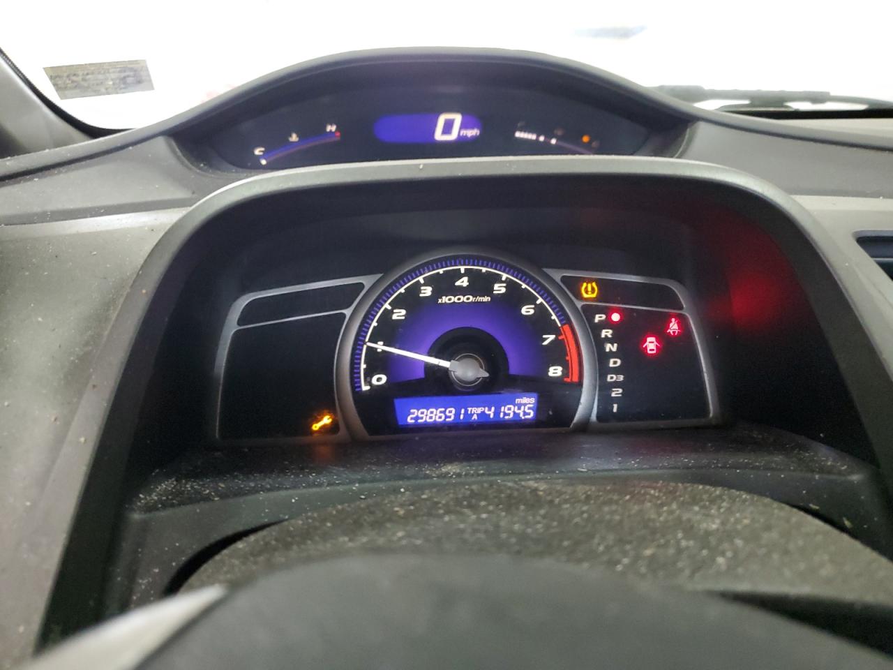 2009 Honda Civic VIN 1HGFA16899L001901 Copart auction photo, minor dent/scratches damage thumbnail 9