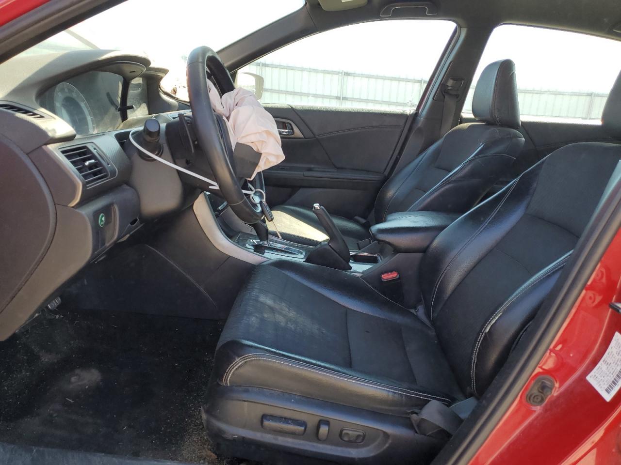 2016 Honda Accord VIN 1HGCR2F51GA148505 Copart auction photo, front end / side damage thumbnail 7