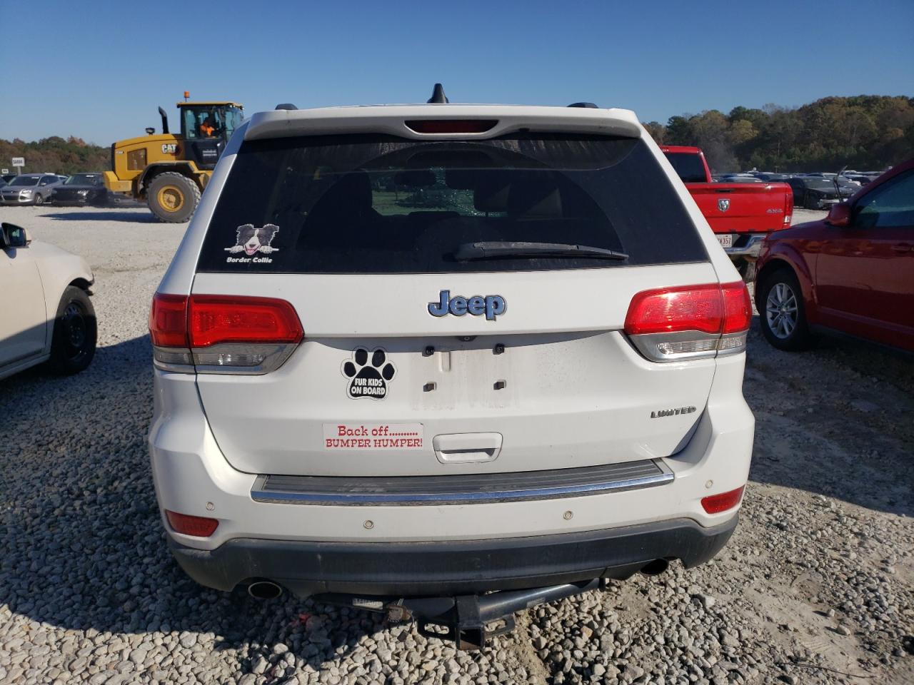 2014 Jeep Grand Cherokee VIN 1C4RJEBG7EC130665 Copart auction photo, side / front end damage thumbnail 6