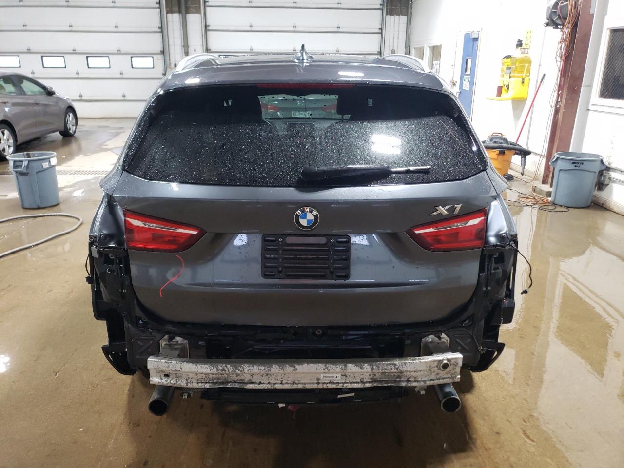 2016 BMW X1 VIN WBXHT3C3XG5F66168 Copart auction photo, front end / all over damage thumbnail 6