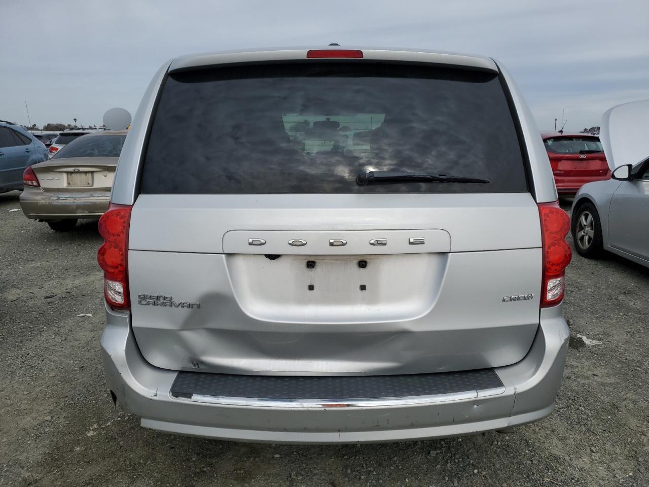 2011 Dodge Caravan VIN 2D4RN5DG7BR672288 Copart auction photo, rear end / front end damage thumbnail 6