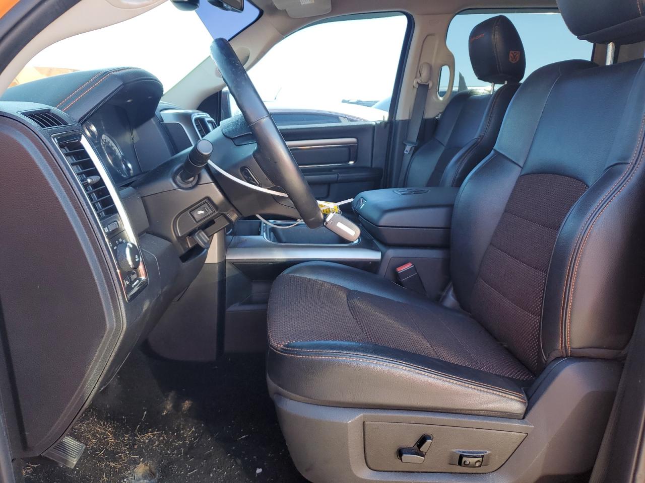 2017 RAM 1500 VIN 1C6RR6MT9HS549711 Copart auction photo, front end / side damage thumbnail 7