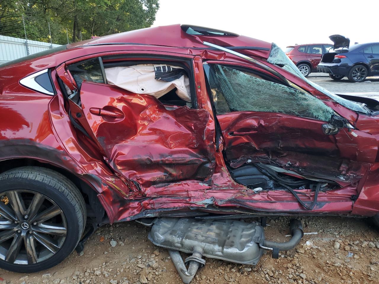 2018 Mazda 6 VIN JM1GL1WY1J1301753 Copart auction photo, all over damage thumbnail 10
