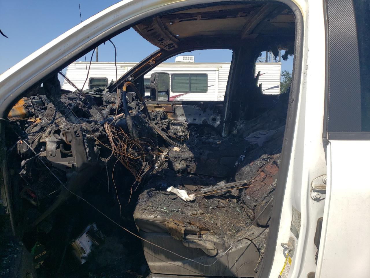 2016 GMC Sierra VIN 1GT52VC84GZ227518 Copart auction photo, burn damage thumbnail 7