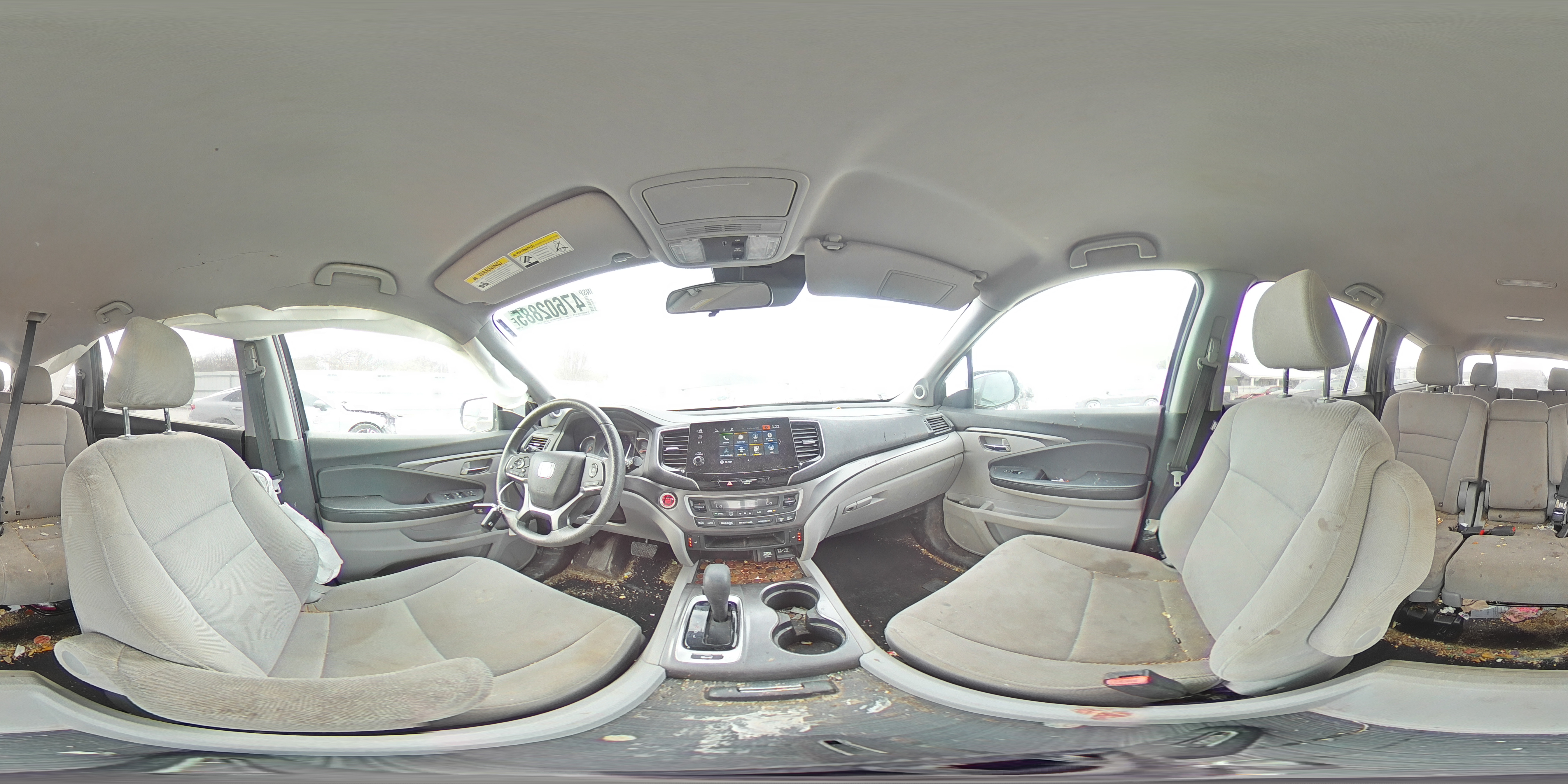 2020 Honda Pilot VIN 5FNYF6H37LB040388 Copart auction photo, rear end damage thumbnail 14