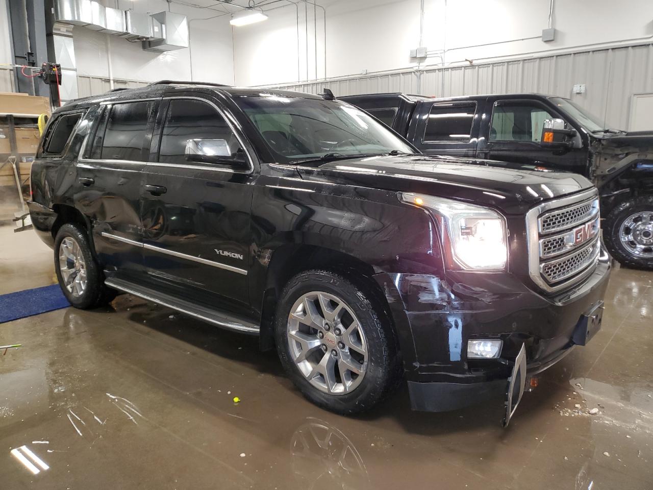 2015 GMC Yukon VIN 1GKS2AKC2FR502162 Copart auction photo, all over / undercarriage damage thumbnail 4