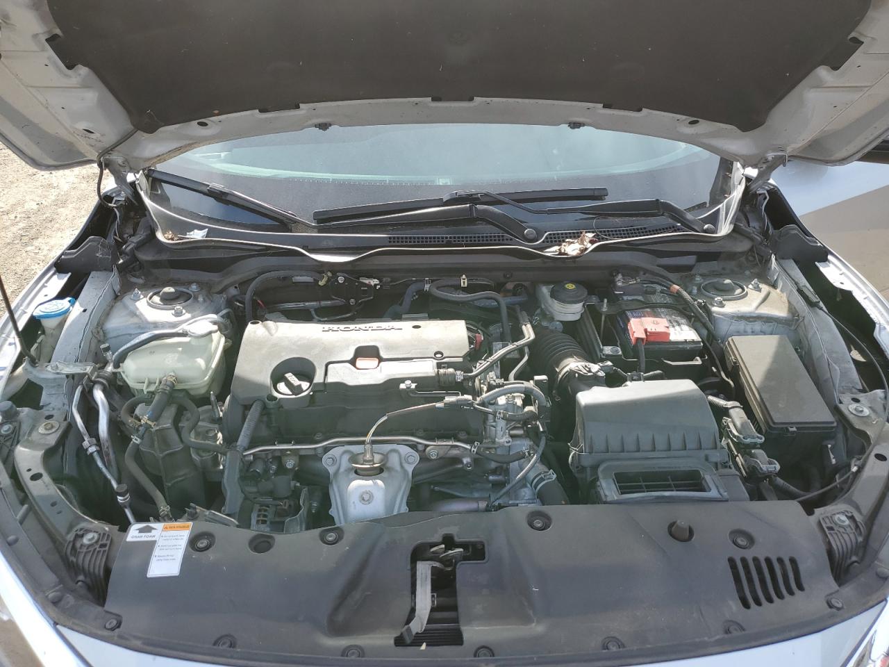 2016 Honda Civic VIN 2HGFC2F51GH527861 Copart auction photo, rear end / side damage thumbnail 11