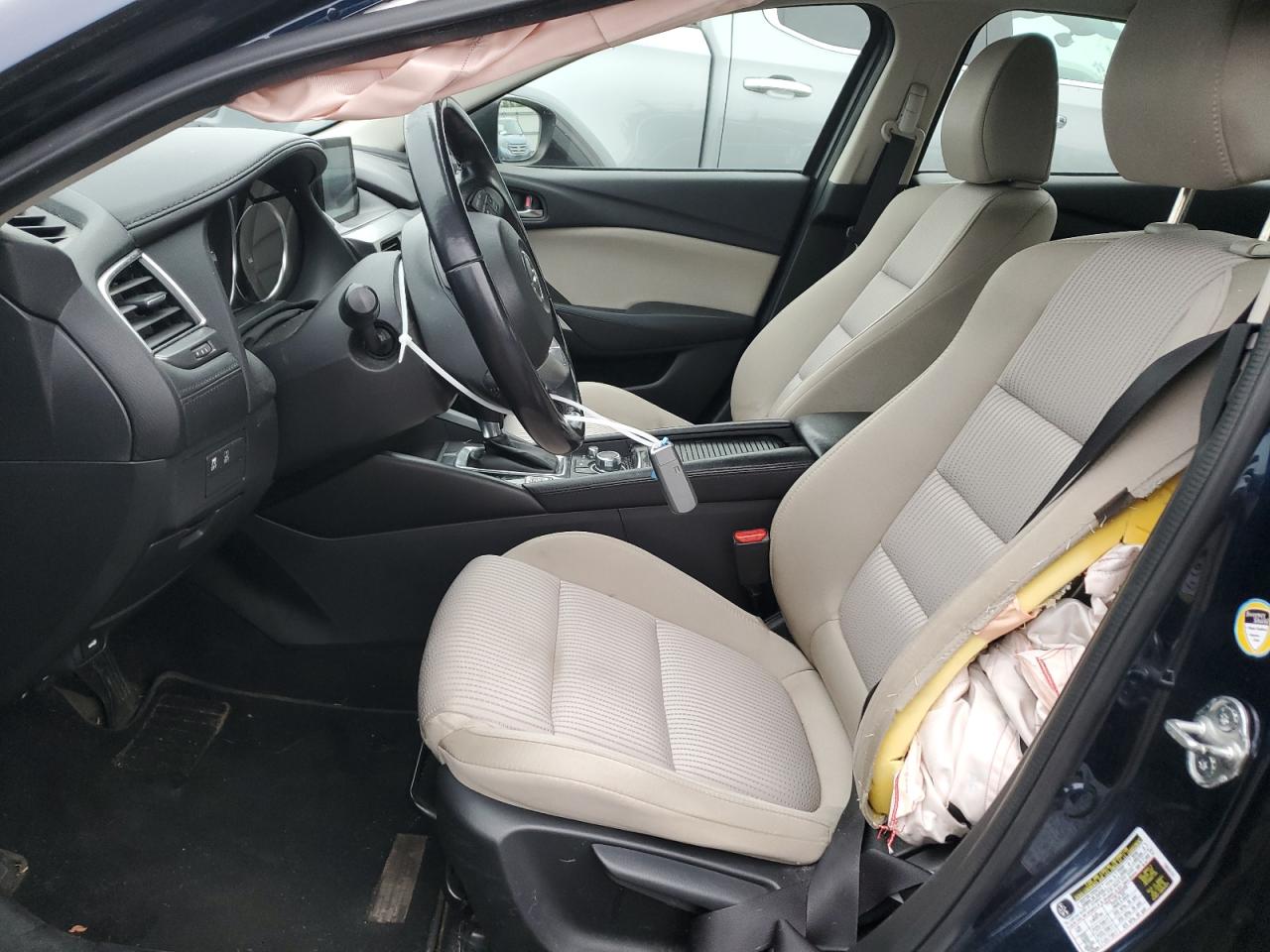 2016 Mazda 6 VIN JM1GJ1U51G1424203 Copart auction photo, front end / rear end damage thumbnail 7