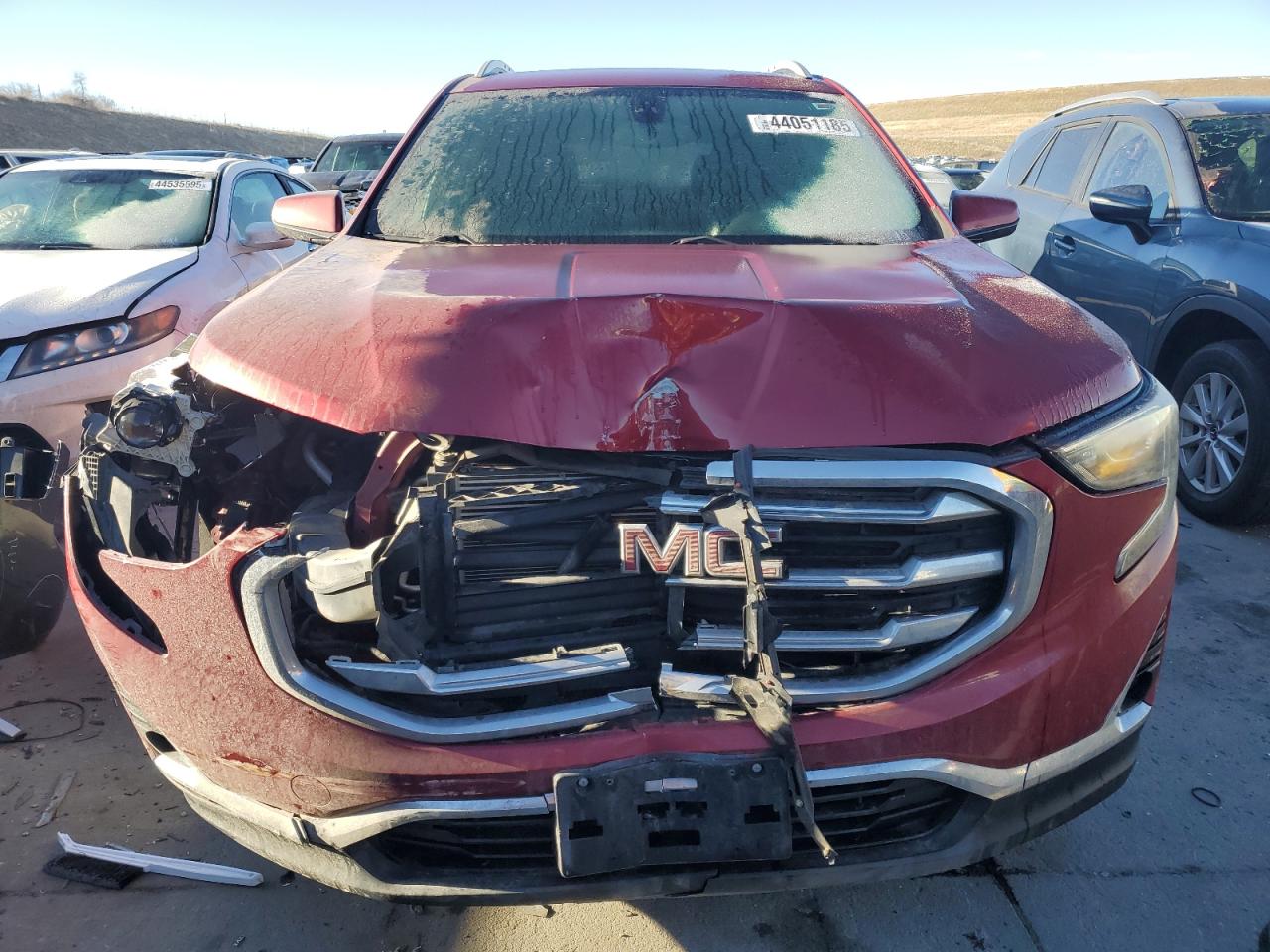 2018 GMC Terrain VIN 3GKALPEV2JL206888 Copart auction photo, front end damage thumbnail 5