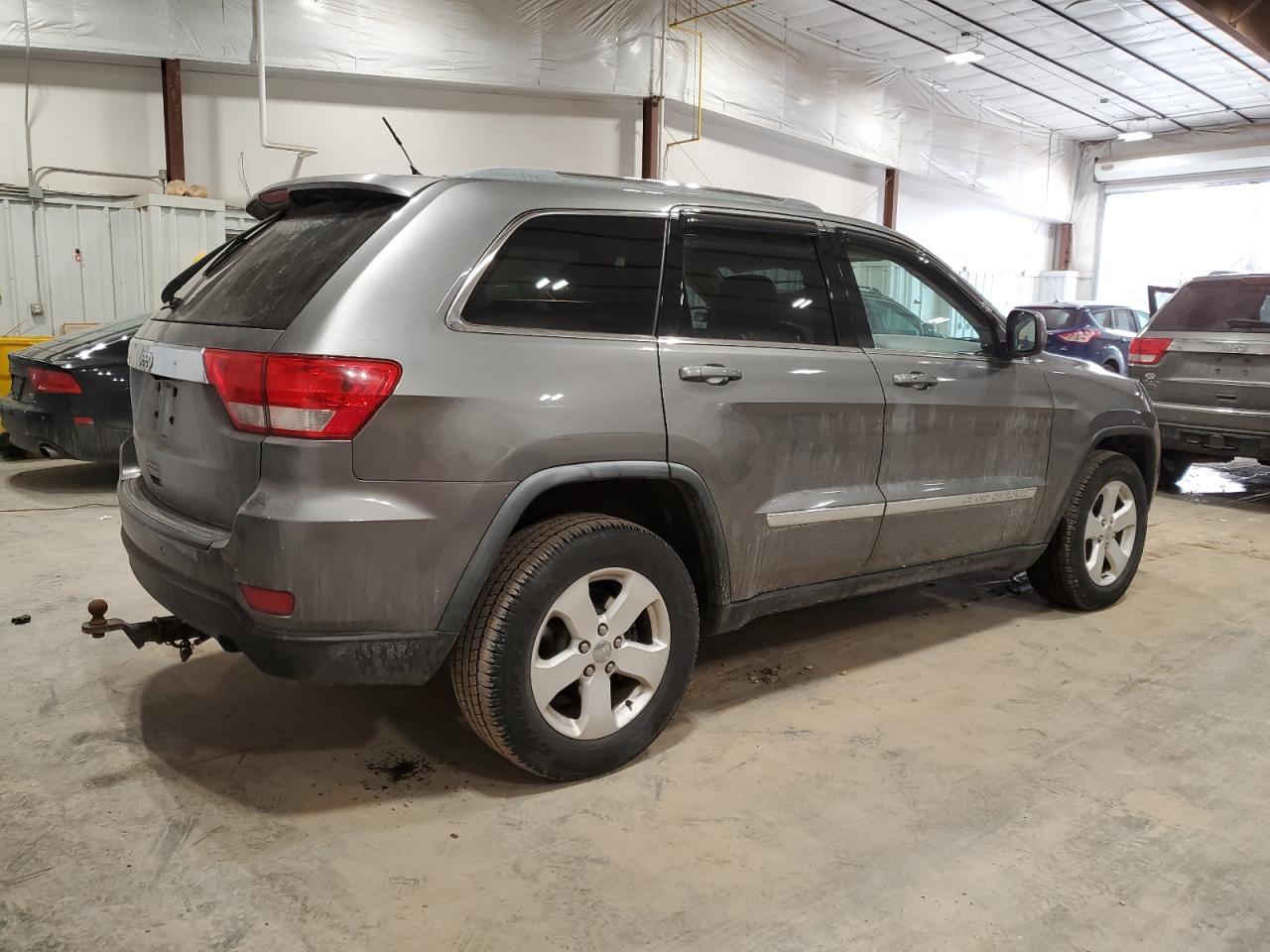 2012 Jeep Grand Cherokee VIN 1C4RJFAG7CC156705 Copart auction photo, front end / side damage thumbnail 3