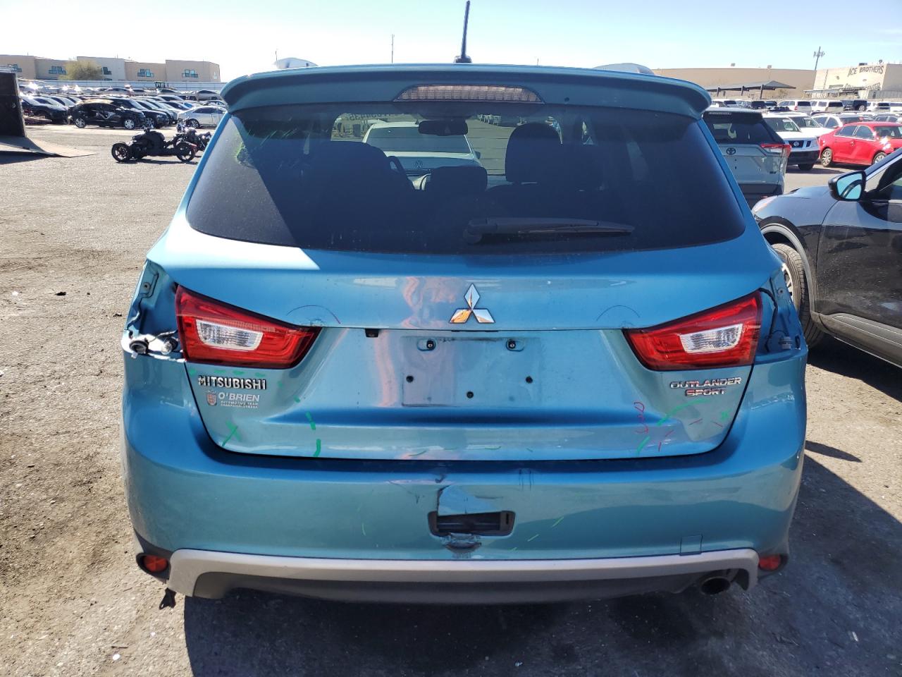 2013 Mitsubishi Outlander VIN 4A4AP4AUXDE013297 Copart auction photo, rear end damage thumbnail 6