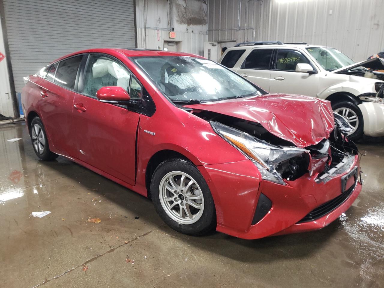 2018 Toyota Prius VIN JTDKARFU2J3554886 Copart auction photo, front end damage thumbnail 4