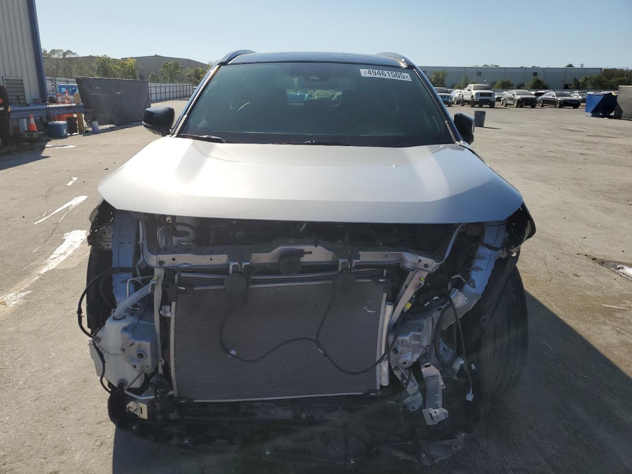 2022 Toyota RAV 4 VIN JTME6RFV6ND524233 Copart auction photo, front end / side damage thumbnail 5