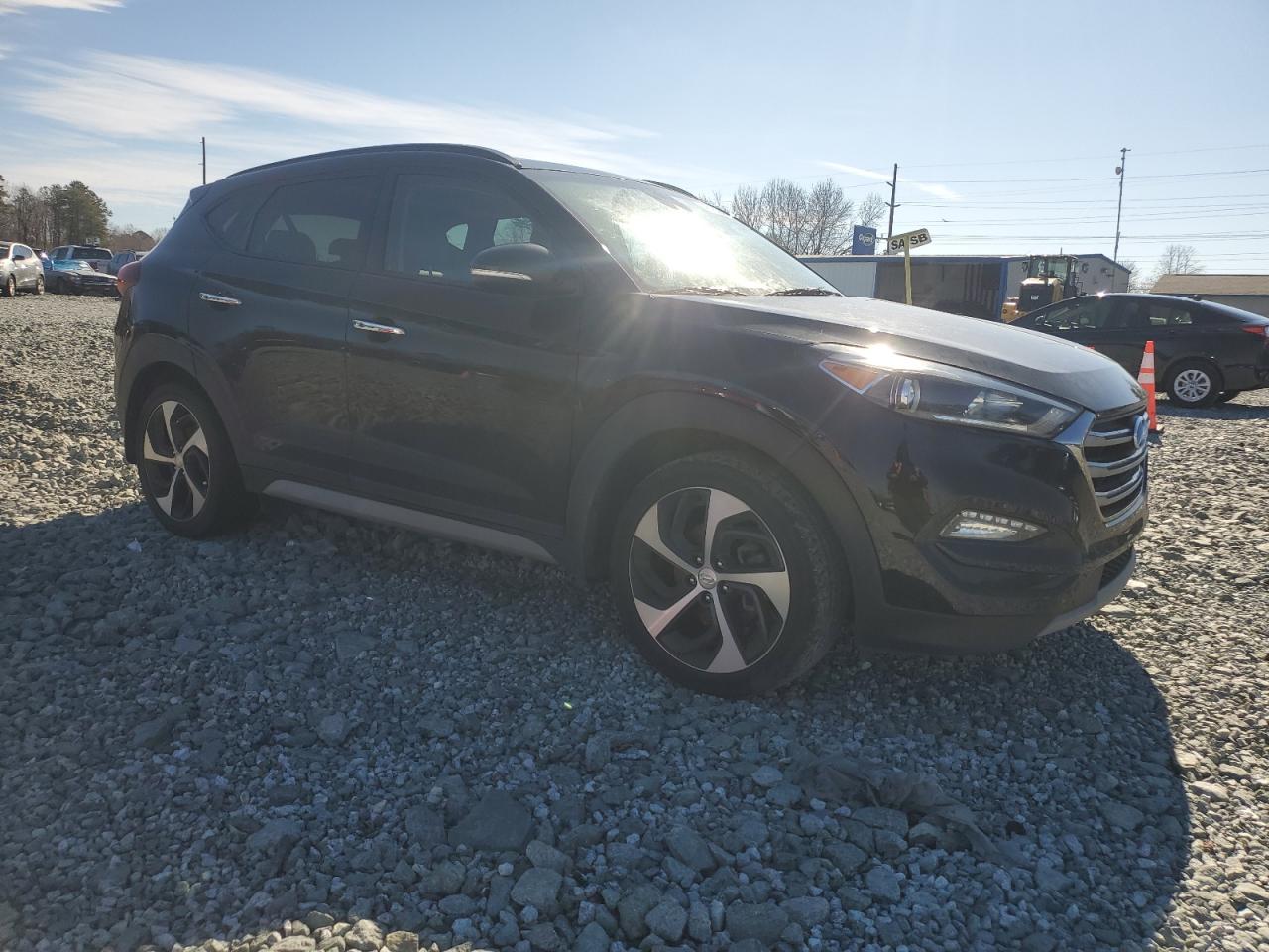 2018 Hyundai Tucson VIN KM8J3CA26JU649126 Copart auction photo, rear end / side damage thumbnail 4