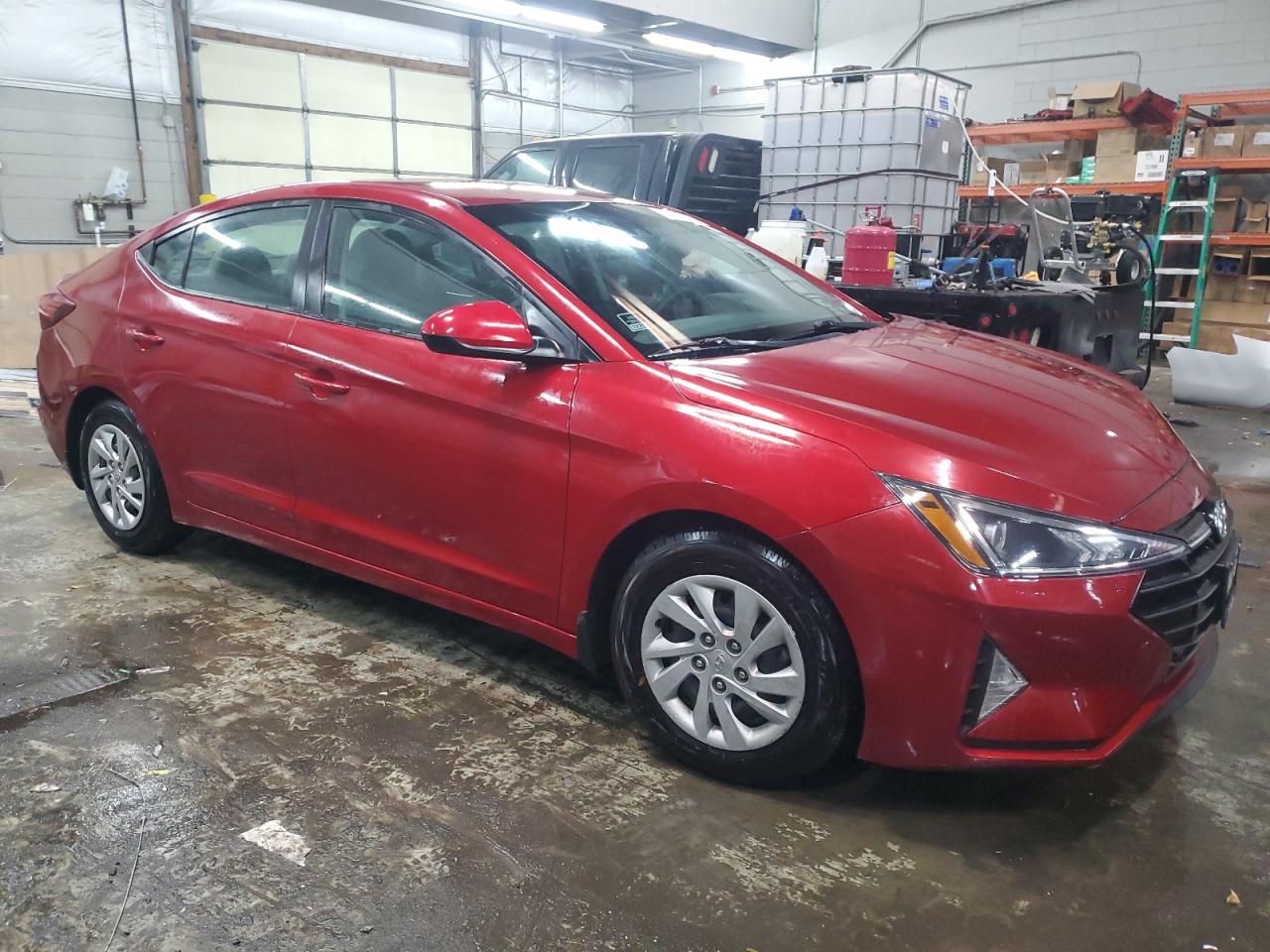 2020 Hyundai Elantra VIN KMHD74LF6LU989001 Copart auction photo, front end / hail damage thumbnail 4