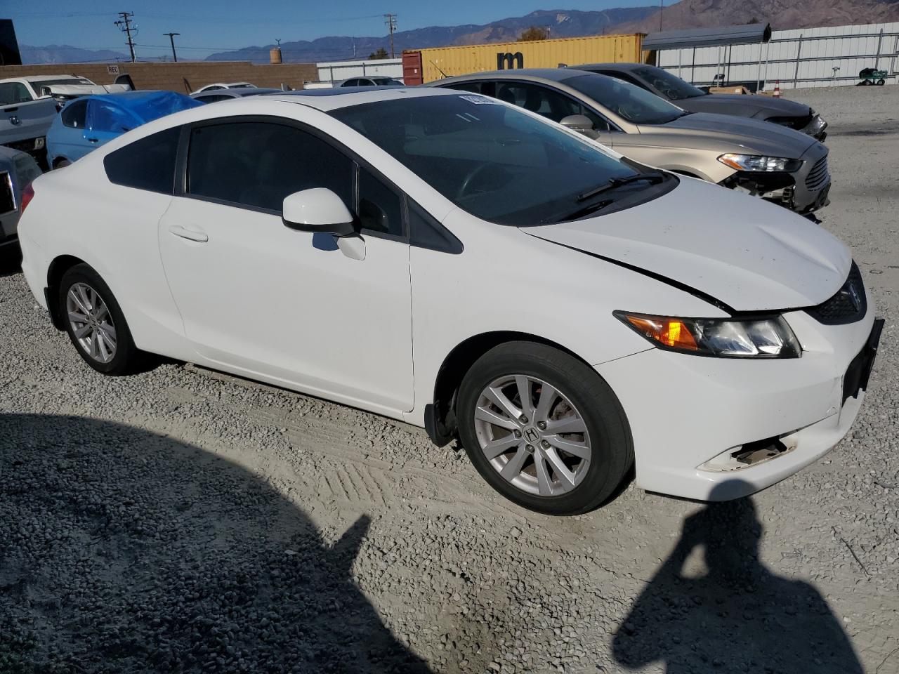 2012 Honda Civic VIN 2HGFG3B81CH547662 Copart auction photo, front end damage thumbnail 4